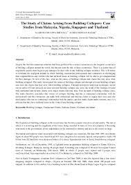 One of them are collapsed during 2014 which is in under construction. Pdf The Study Of Claims Arising From Building Collapses Case Studies From Malaysia Nigeria Singapore And Thailand Ahmad Zabidi Abdul Razak Academia Edu