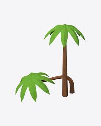 They have been important to humans throughout here you can download free png images of palm trees. Download Low Poly Palm Trees Transparent Png On Yellow Images