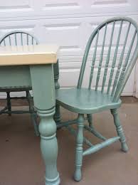 Annie Sloan Chalk Paint Old Ochre And Duck Egg Blue Painted Kitchen Tables Annie Sloan Painted Furniture Chalk Paint Kitchen Table