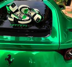 A Fashion Designer Instagrammed His Shoes On Top Of His Ferrari And Ferrari Is Threatening To Sue Ferrari Euro Cars Luxury Car Brands