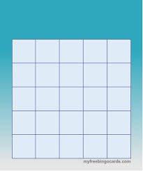 Editable Template Free Blank Bingo Card Myfreebingocards Com Free Printable And Virtual 5x5 Bingo Templates Bingo Template Bingo Card Template Free Printable Bingo Cards