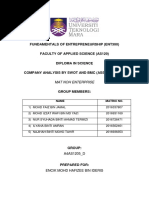 Wan mohamed to write up a report on uitm kota bharu campus students' lifestyle. Case Study Ent300 Second Docx Swot Analysis Competition