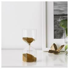 Tillsyn Decorative Hourglass Clear Glass Ikea Glass Shelves Decor Hourglass Playful Decor
