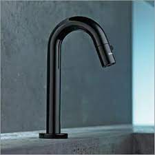 hansa hansanova style toiletkraan met vaste uitloop zwart uitloopsprong 94mm kraanhuis ontzinkingsarm messing cache straalrege zwart toiletkraan messing