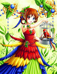 Macaw By Eranthe On Deviantart Anime Princess Anime Fantasy Anime
