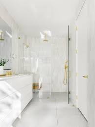 Just look at this alluring flower field! Best 60 Modern Bathroom Porcelain Tile Floors Design Photos And Ideas Dwell