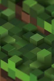 minecraft in green pixels