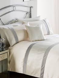 Metallic Velvet Bedding Collection Cream Ponden Home