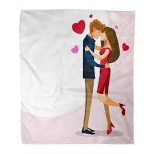 6 065 house pests stock video clips in 4k and hd for creative projects. Kdagr Flannel Throw Blanket First Kiss Cartoon Character Couple Kissing Love Engagement Boyfriend Soft For Bed Sofa And Couch 58x80 Inches Walmart Com Walmart Com