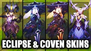 Amazing leona solar eclipse leona. All New Skins Legendary Solar Eclipse Leona Lunar Eclipse Leona Coven Camille Coven Lissandra Youtube