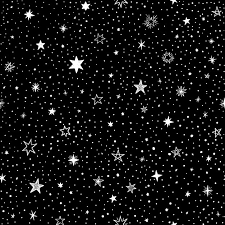Star banner background design with glowing vector. Free Vector Black Background With Stars