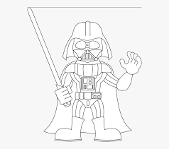 Lightsaber colors are determined by the force of the jedi using a lightsaber. Star Wars Banner Library Stock Line Drawing Darth Vader Lightsaber Coloring Page Free Transparent Clipart Clipartkey