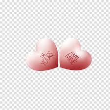 Love Heart Pink Heart Transparent Background Png Clipart