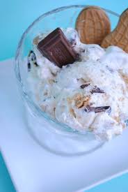 Nutter butter cookies pair with a chocolate ice cream base to create a delicious peanut butter and chocolate dessert. Nutter Butter S Mores Ice Cream Something Swanky