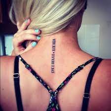 The great thing about tiny pieces is that you're not limited in terms of placement, and you can get them inked behind your neck, or on your finger, if you so desire. Tattoo Ideas Date Tattoo Idea