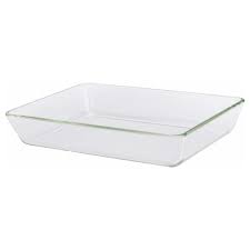 Mixtur Oven Serving Dish Clear Glass Length 14 Width 10 Ikea Glass Kitchenware Serving Dishes Ikea