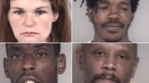 4 charged after robberies in Cabarrus and Stanly counties