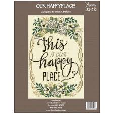 The cross stitch studio is one of the best in charting artworks. i was hesitant to purchase because it seems i always have some computer issue downloading things. Imaginating Our Happy Place Counted Cross Stitch Kit 123stitch