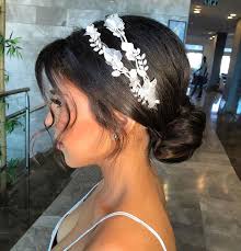 Pin By Farida Safarzadeh On Hairstyles Bridal Hair Bride Hairstyles Quince Hairstyles