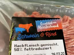 Durchschnittswert Hackfleisch Gemischt 50 Kalorien Fleisch Fddb