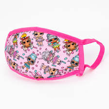 Will she spit, cry, tinkle, or. L O L Surprise Doll Print Face Mask Adjustable Claire S Us