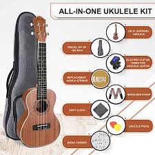 Kitchen racks household stainless steel sink dishes storage drain rack multifunctional pool rack space saving supplies. Concert Ukulele 23 Inch Solid Mahogany Uke For Professional Player With Ukelele Beginner Kit Gig Bag Picks Tuner Strap String Cleaning Cloth Starter Manual Pricepulse