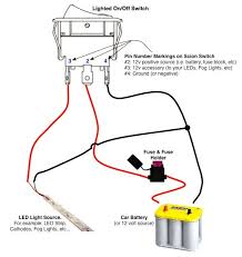 I plan on hooking that (and all other switch pins #6) to the ignition turn on wire behind the dash, so all the bottom lighted part of each rocker switch comes on with ignition. On Off Switch Led Rocker Switch Wiring Diagrams Oznium Automotive Repair Boat Wiring Electricity