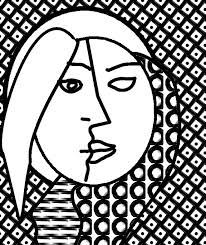 Fast Pablo Picasso Coloring Pages Coloring Pages For Kids Intelligence Pablo Picasso Coloring Pages Abstraktnoe Dizajn Vyshivka