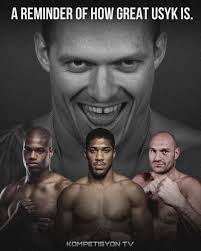 As a teenager, Oleksandr Usyk was told to stop boxing. His coaches didn't  think he had what it took, he was too small, too awkward, too different. He  switched to football for