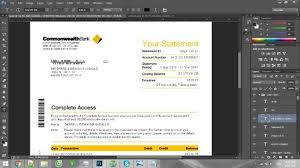 Psd Template Usa Uk Eu Ca Au Asia Commonwealth Bank Statement Editable Template Psd Au Bank Statement Psd Statement Template Card Templates Templates