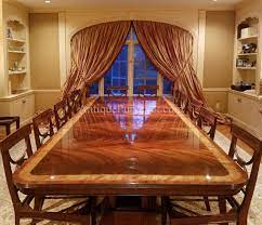 Security is always something to look for; Long Dining Table With Leaves Seats 10 To16 Persons