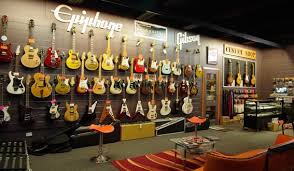 Industrial Retro Interior Of Music Store Music Store Design Music Store Interior Music Store