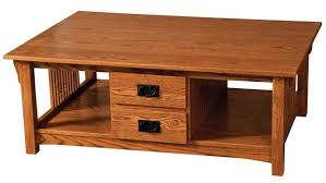 Prairie Mission Coffee Table Middle Drawers Amish Oak Or Cherry Table Hardwoods 7101690 Craftsman Style Table Woodworking Projects Furniture Amish Furniture