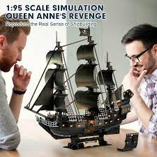 Сша добавлен 22 окт 2015. Cubicfun 3d Pirate Ship Puzzle Model Kits With Led Lights Large Black Queen Anne S Revenge 340 Pcs Buy Online At Best Price In Uae Amazon Ae