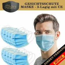MedMaXX HS-500E 3-lagige Gesichtsmasken Mundschutz apricot 50 Stück