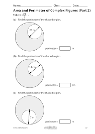 Area And Perimeter Of Complex Figures Part 2 In 2020 Play To Learn Printable Worksheets Singapore Math