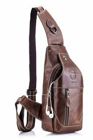 Best 11 Men S Sling Luggage Travel Gear Bag Genuine Leather Chest Shoulder Backpack Travel Backpack Travel Backpack 49 07 Capraz Canta Deri Canta Canta