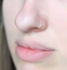 No Piercing 6mm Small Nose Ring Nose Tiny Hoop Fake Nostril Piercing Piercing Imitation Falsch Nasenring Faux Anneau Nez Falsa Sron Piercing Nose Piercing Hoop Nose Piercing Nose Piercing Jewelry