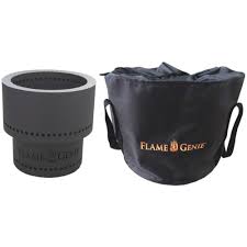 Flame genie wood pellet fire pit. Flamegenie Tm Fg 16t Flame Genie Tm Wood Pellet Fire Pit With Tote
