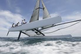 Catamaran Sailing More Speed Is Not Possible Voilier Voile Bateau Bateaux