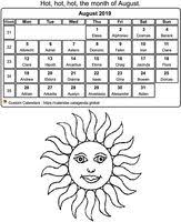 Simply cut the pages out for the months and fold it over the custom stand. Calendar 2019 To Color Free And Customizable