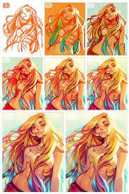 Pin By Celine Aguilar On Loish Photoshop Painting Tutorial Photoshop Painting Digital Painting Tutorials