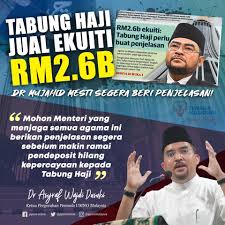 Ketua pergerakan pemuda umno malaysia, umno youth chief, former islamic banker, academician and researcher. Penangkini Tabung Haji Jual Rm2 6 Bilion Ekuiti Mujahid Harus Segera Beri Penjelasan Dr Asyraf Wajdi Dusuki