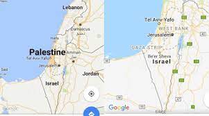 This map shows where israel is located on the world map. Social Media Activists Slam Google Apple For Removing Palestine From World Map