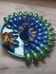 16 Gorgeous Diy Plastic Spoon Crafts Spoon Crafts Diy Decor Crafts Pista Shell Crafts