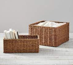 Earn 10% back in rewards 1 when you shop with your pottery barn credit card, or opt for 12 months special financing on purchases of $750+. Samantha Handwoven Seagrass Baskets Pottery Barn