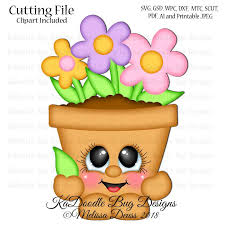 Shoptastic Cuties Flower Pot Cutie Drawing For Kids Cute Cartoon Images Foam Art