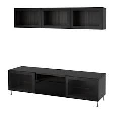 Maybe you would like to learn more about one of these? Besta Tv Cabinet Combine Glass Doors Black Brown Glossy Black Transparent Glass Drawer Guides Smoothly Closed 492 681 15 Reviews Price Where To Buy