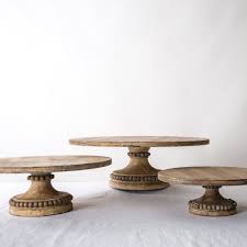 Pin By Jessie Chavez On Pedestals Cake Stand Decor Wooden Cake Stands Wood Cake Stand