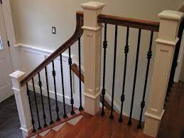 Charming modern twist on traditional design. Home Depot Railing Home Decor